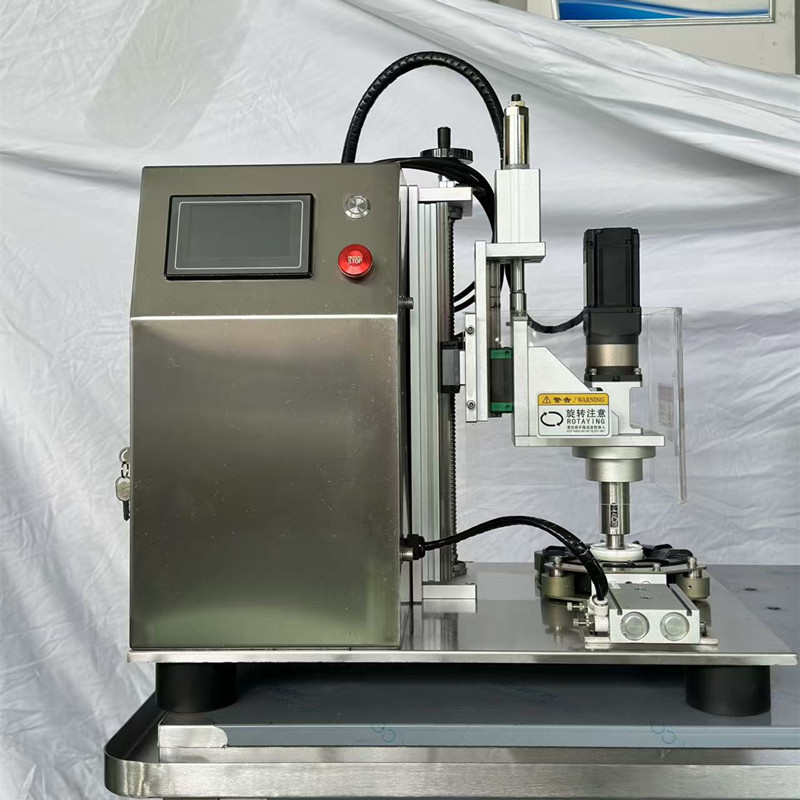 Small Desktop Lid Semi-Automatic Screw Electric Capping Tool Bottle Capper Capping Machine for Beverage Food Jar Glass Bottles