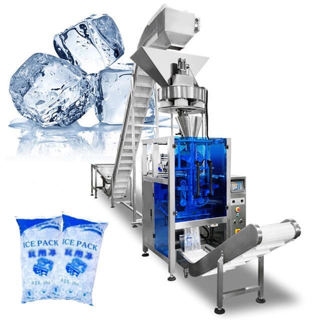Industry Mulit Head High Speed Vertical Waterproof Food Grade Ice Cube Pouch Weighing Bagging Machine