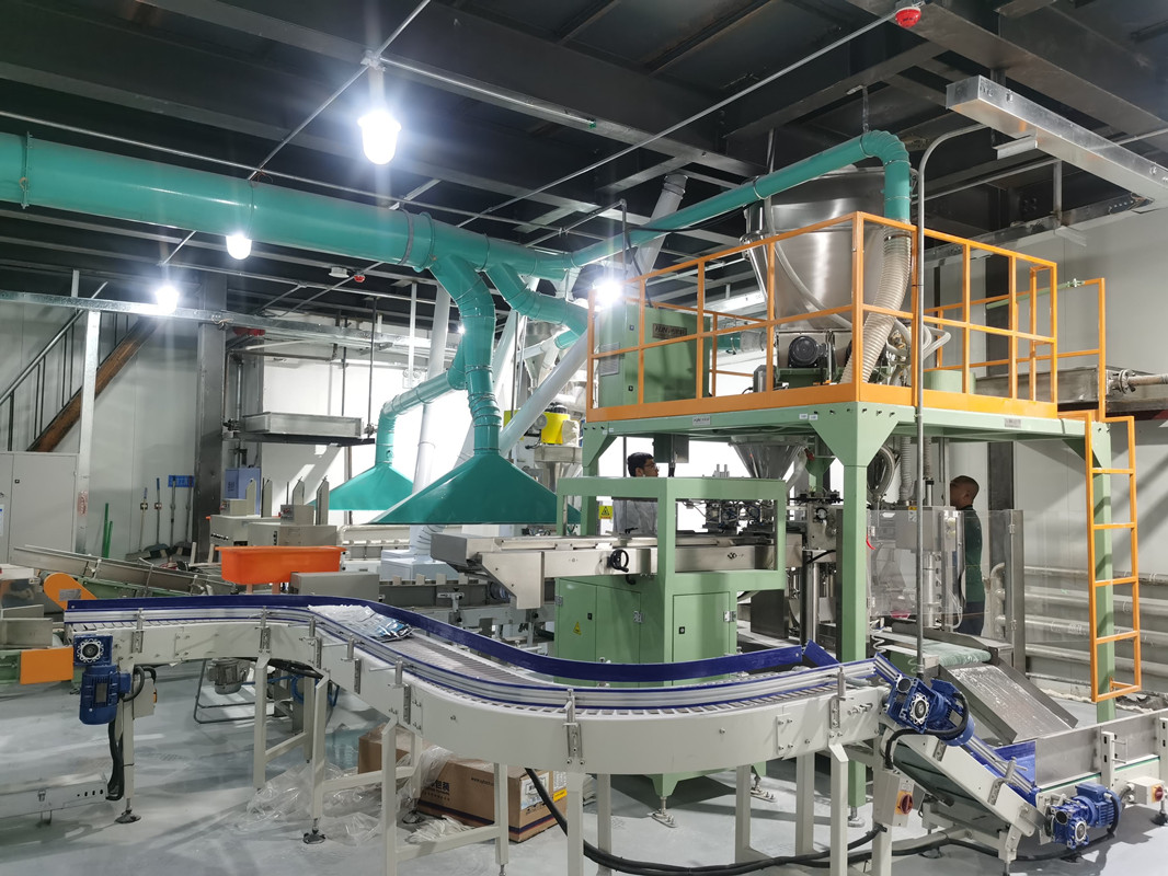 High Speed Multistation Multihead Weigher Automatic Powder Packaging Machine for PE Bag 1kg 2.5kg 5kg