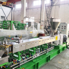 PVC/PP/PE/EVA/PLC/HDPE Plastic Extruder Granulator Air Cooling Pelletizer