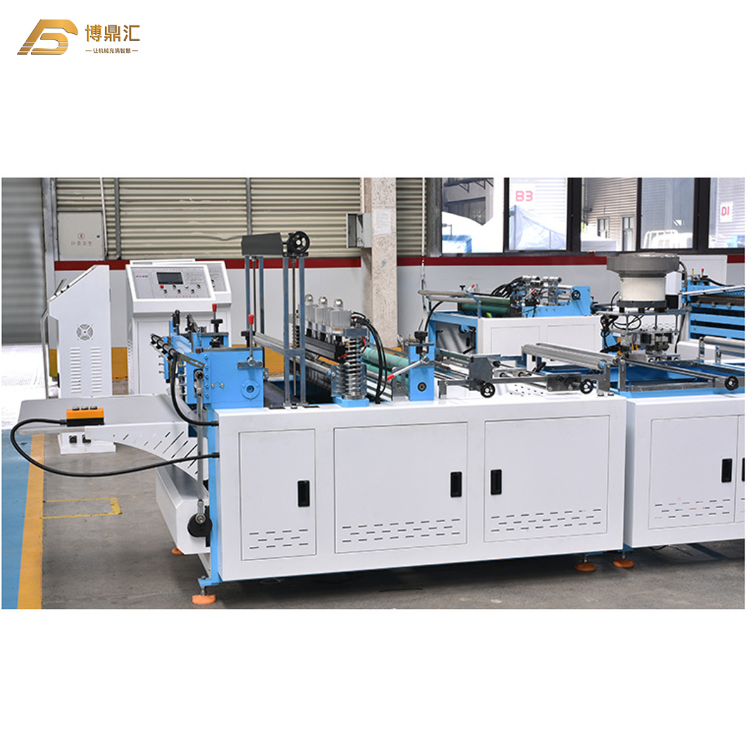 Nonwoven Plastic PP Zipper Bag Ziplock Pouch Making Automatic Machine