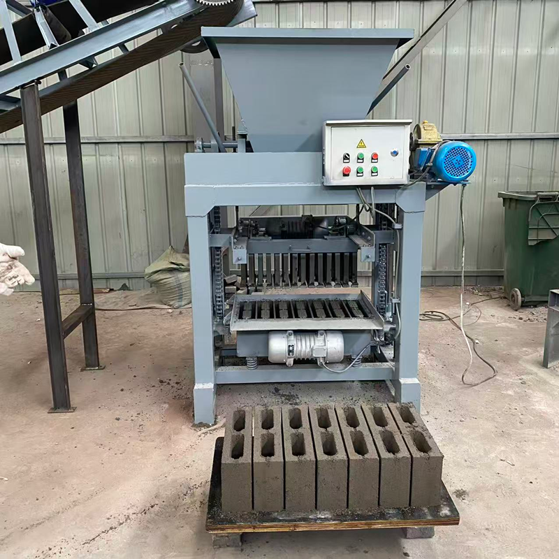 Fully-Automatic Hydraulic Pressure Hopper Type Mold Hollow Block Concrete Brick Making Machinery