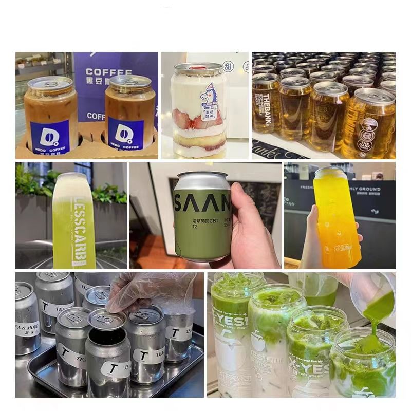 Customizable Semi-Automatic Tin Can Sealer Cup Sealing Canning Machine for Commercial Use in Milk Tea Shops & Beer Food
