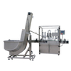 Double heads servo capping cap screwing machine for milk powder or nuts 