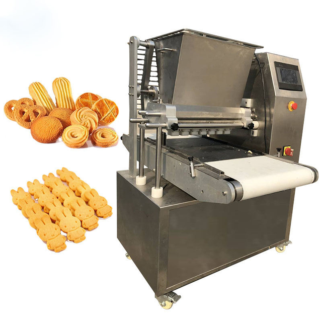 High Efficiency Fully Automatic Compact Design Soft Jenny Biscuit Cookie Chocolate Making Machine for Small Commercial Kitchens Home Baking Rooms