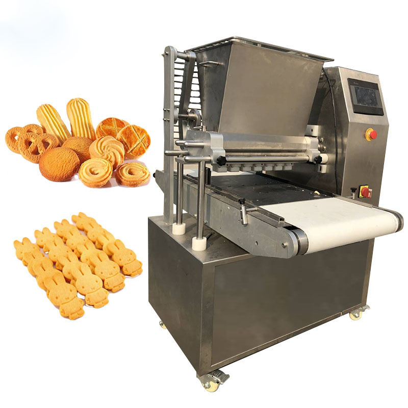 High Efficiency Fully Automatic Compact Design Soft Jenny Biscuit Cookie Chocolate Making Machine for Small Commercial Kitchens Home Baking Rooms