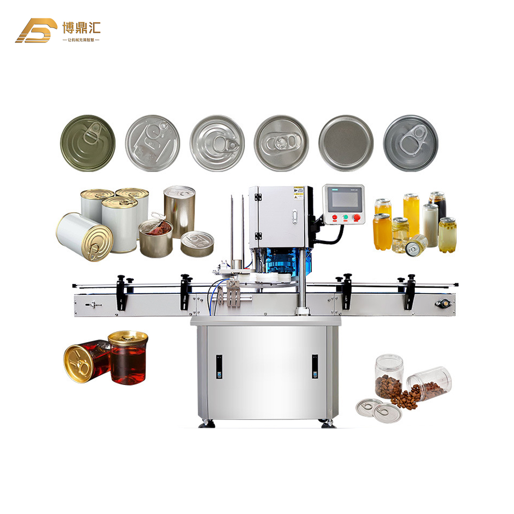 Automatic Canned Food Canning Machine for Drinks Fruit Potato Chips