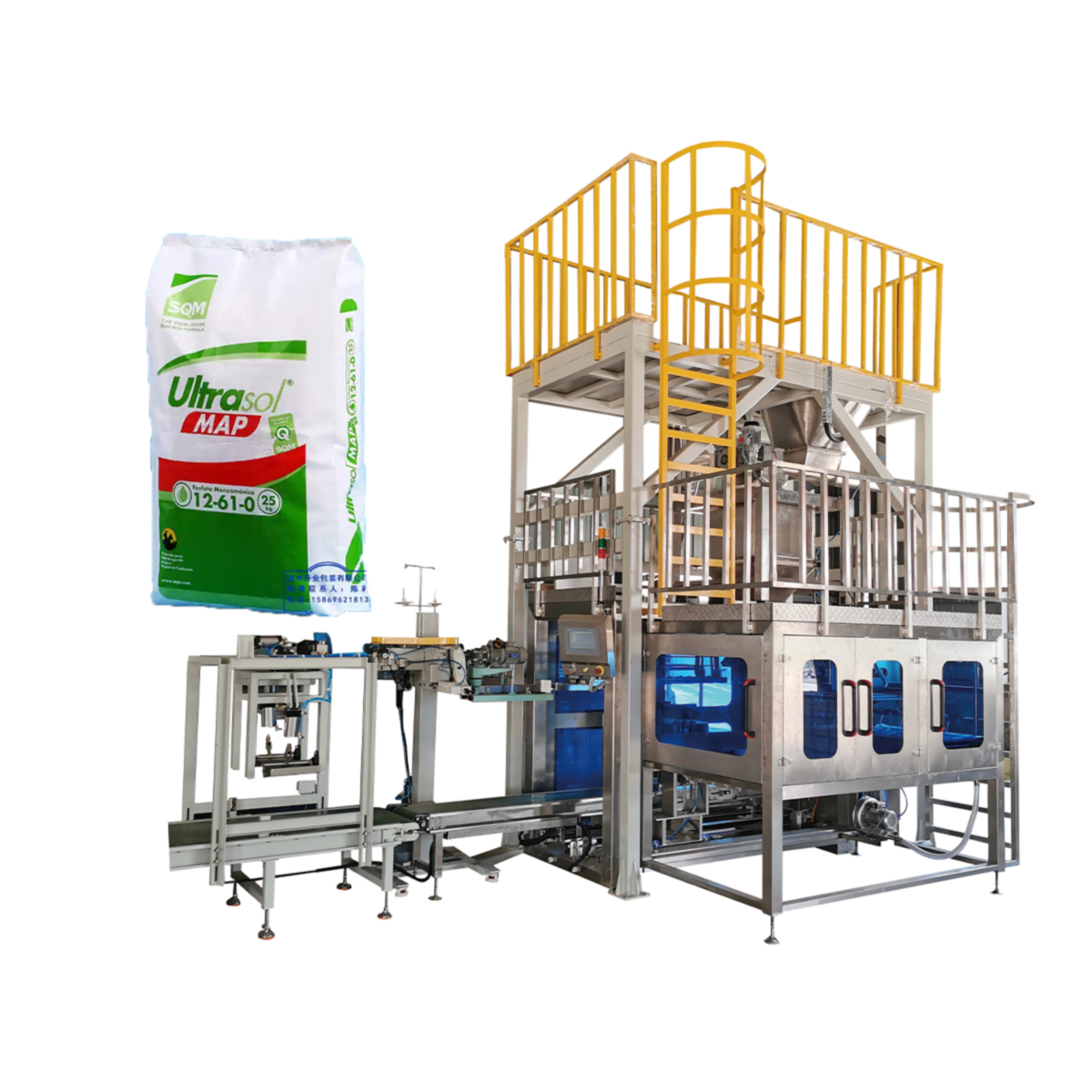 25kg Large Premade Pouch Packaging Machine Automatic Flour