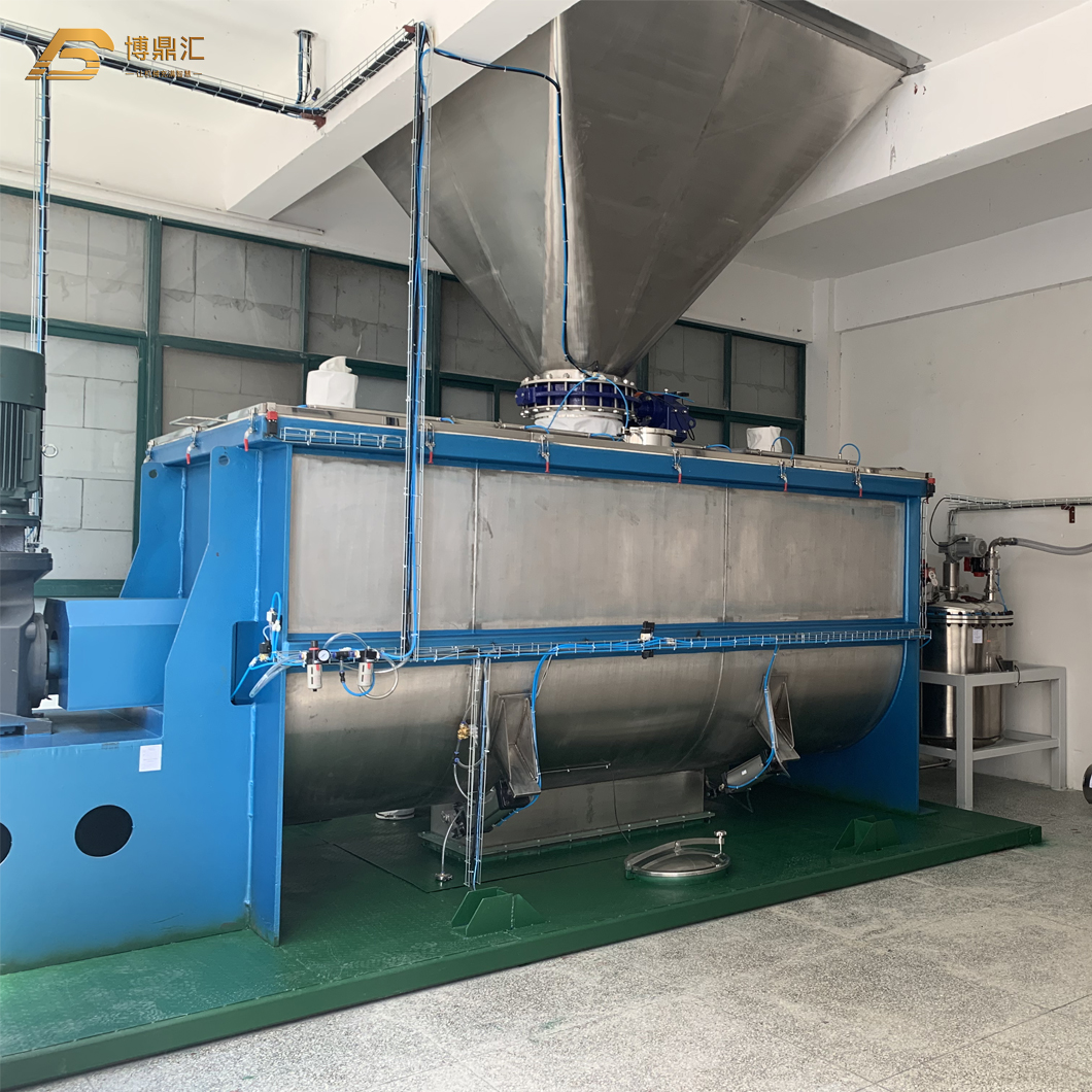 Horizontal Mixer Mixing Machine for Fertilizer Feed Powder Paste Food