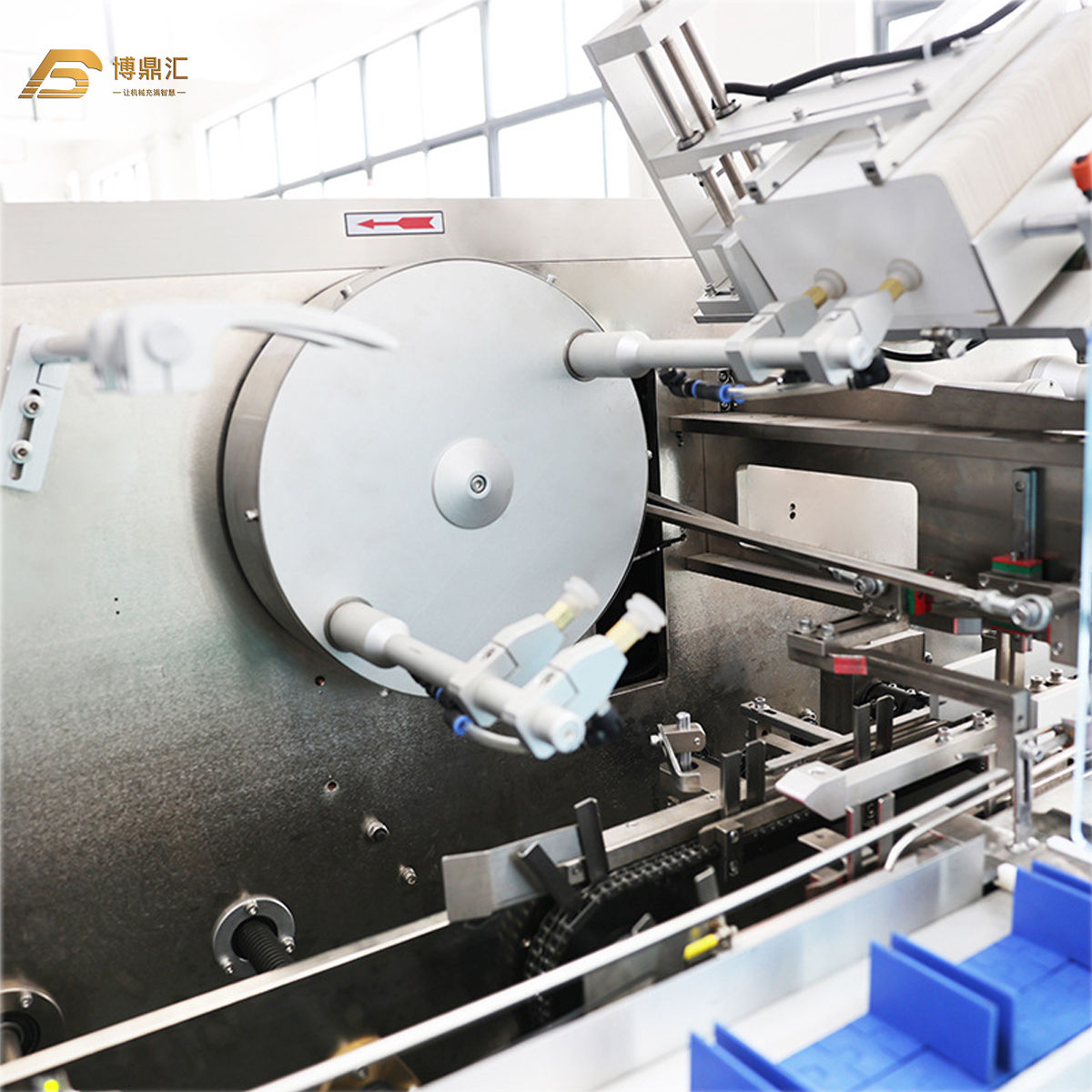 Small Pouch in Big Box Filling Automatic Cartoner Biscuits Coffee Cartoning Machine