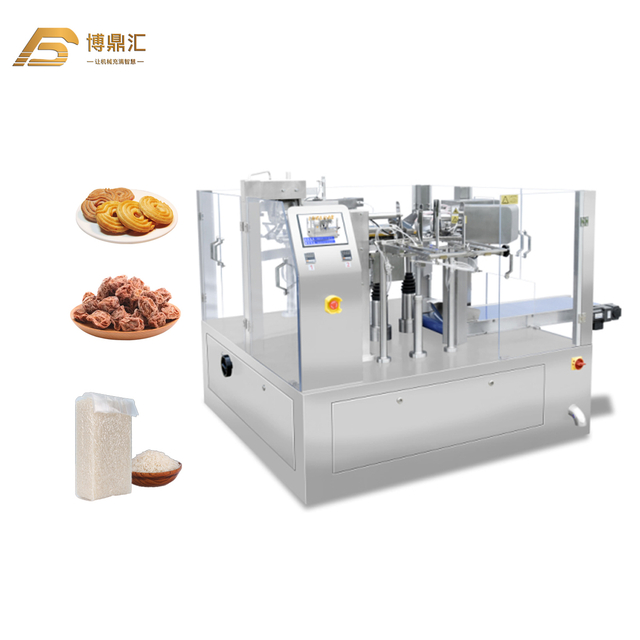 Rotary Packaging Machine for Biscuits Cake Premade Pouch