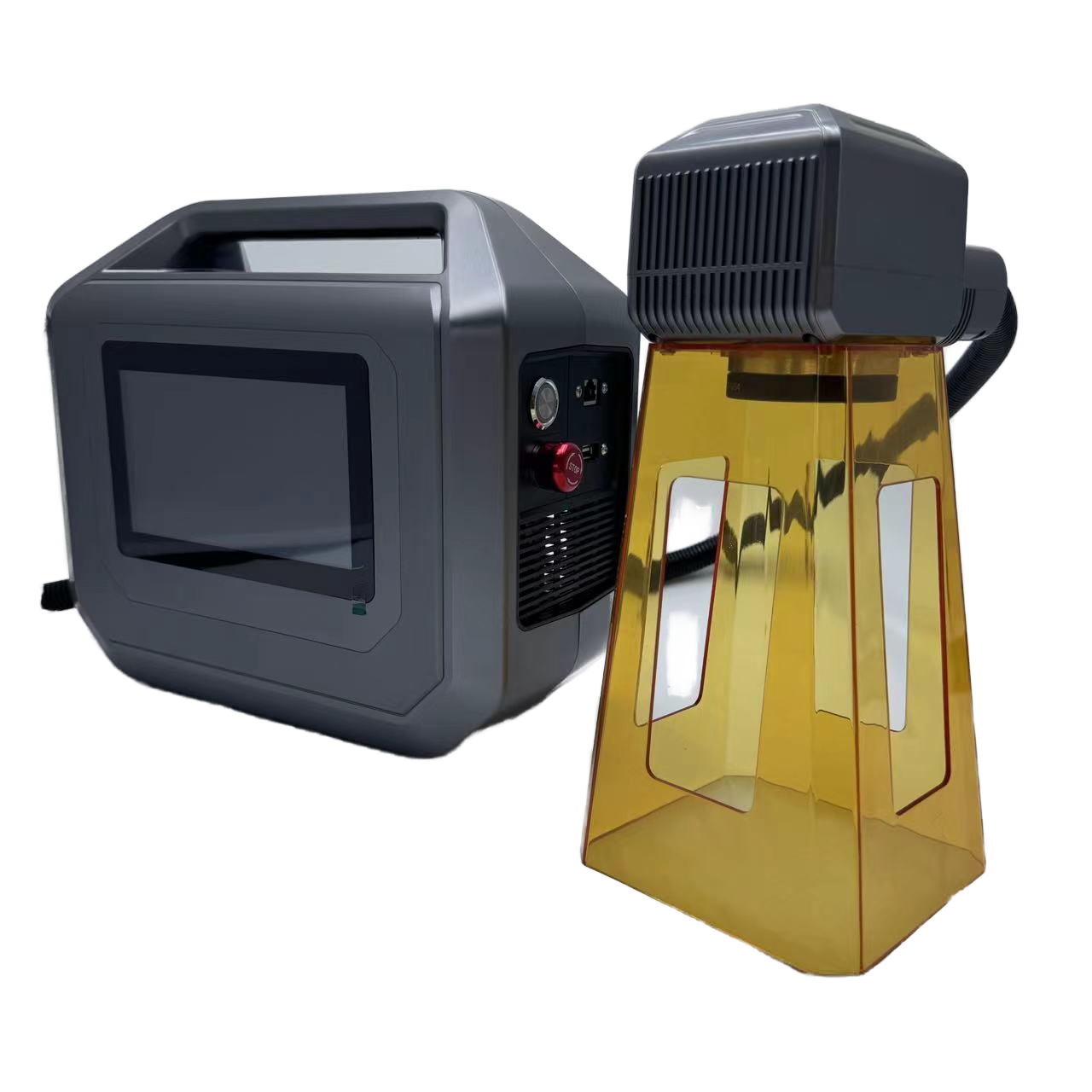 20/30/50W CNC Device CNC Device Fiber Portable HandHeld Laser Marking Machine for Metal Date QR Code LOGO 