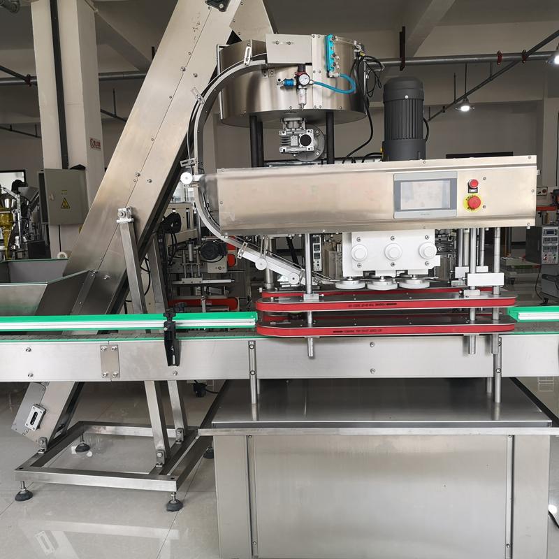 Automatic Vertical Plastic Glass Bottle Capper Sealer Capping Machine for Cosmetic Shampoo Honey Fruit Juice Drinks Filling