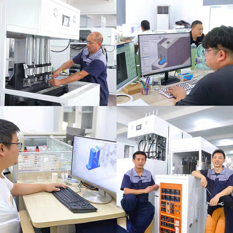 7-12L oil alcohol bactericide bottle blow molding machine 