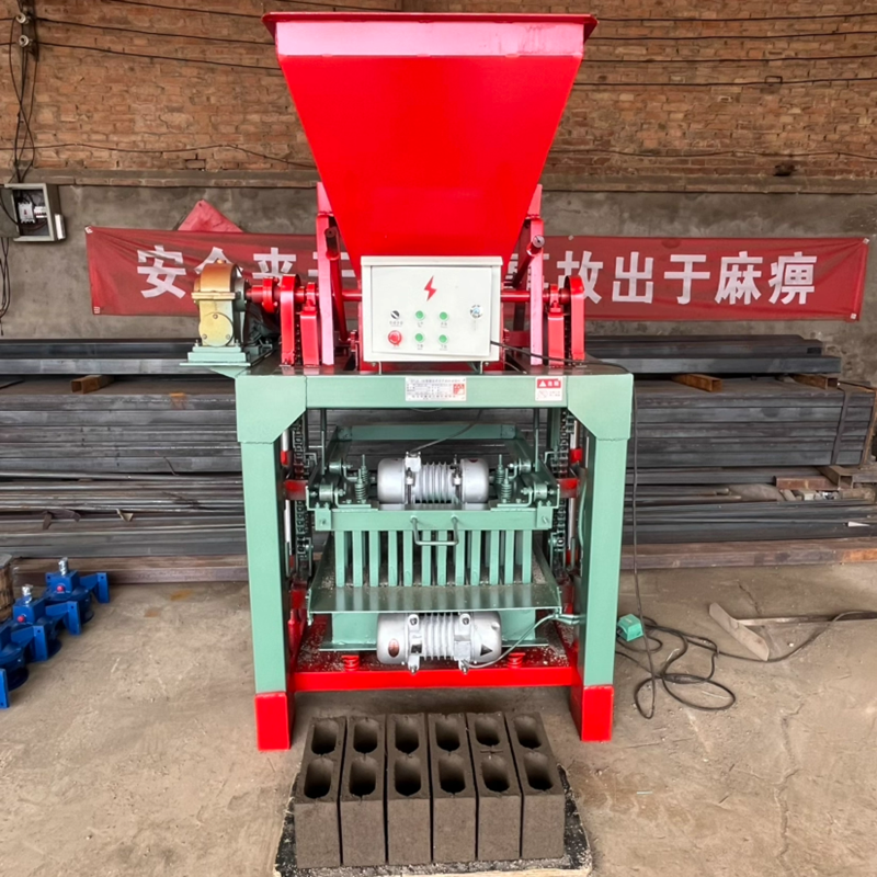 Fully-Automatic Hydraulic Pressure Hopper Type Mold Hollow Block Concrete Brick Making Machinery