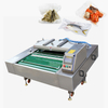 Automatic Meat Fish Chicken Case Food Bag Continuous Rolling Belt Type Vacuum Packaging Machine