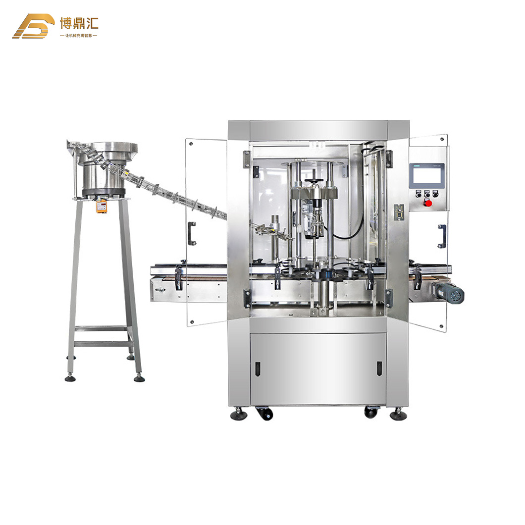 Aluminium Plastic Caps Sealing Alcohol Wine Bottle Can Jar Capping Machine
