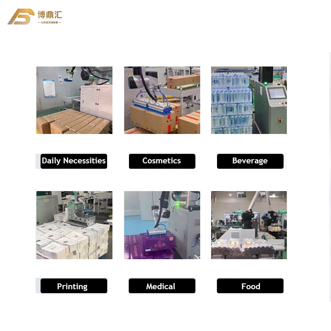 Portable 25kg PP Bag Carton Box Palletizing Collaborative Robot Arm Smart Cobot Palletizer