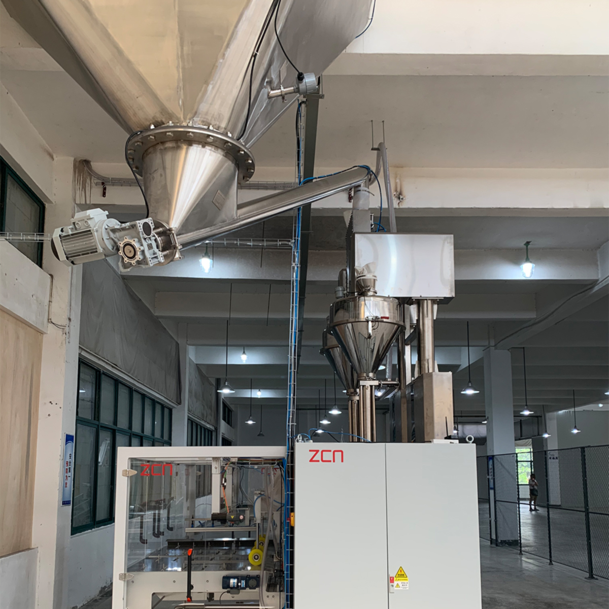 Fully automatic lifting double-station powder packaging machine DC-S25-S2