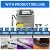 Automatic Industrial Touchscreen Inkjet Printer Small Character Cij Coding Marking Machine for Online Barcode Date Printing 
