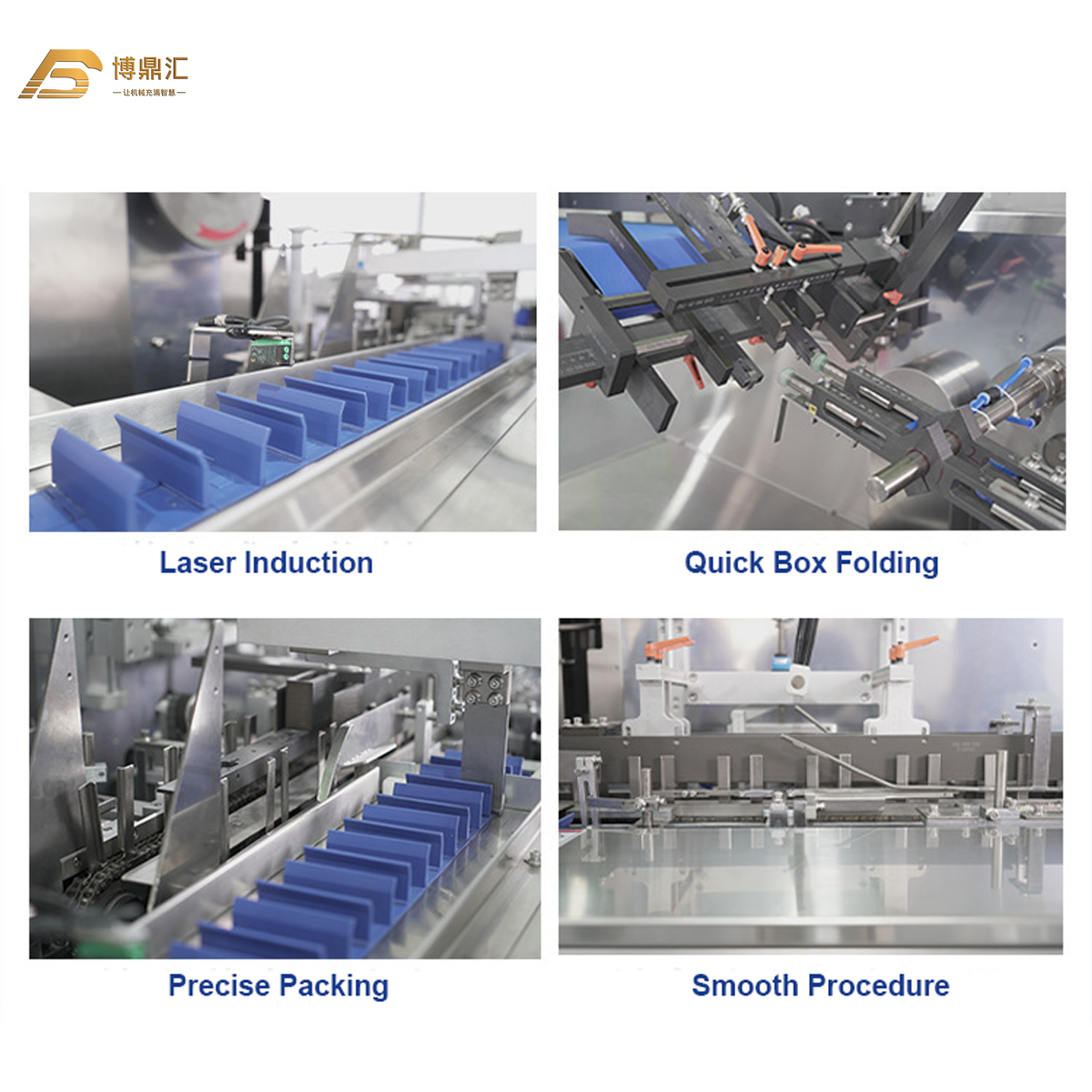 Small Pouch in Big Box Filling Automatic Cartoner Biscuits Coffee Cartoning Machine