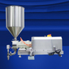 Manual High Viscosity Peanut Butter Thick Sauce Paste Liquid Rotary Lobe Pump Filling Machine Servo Motor Filler