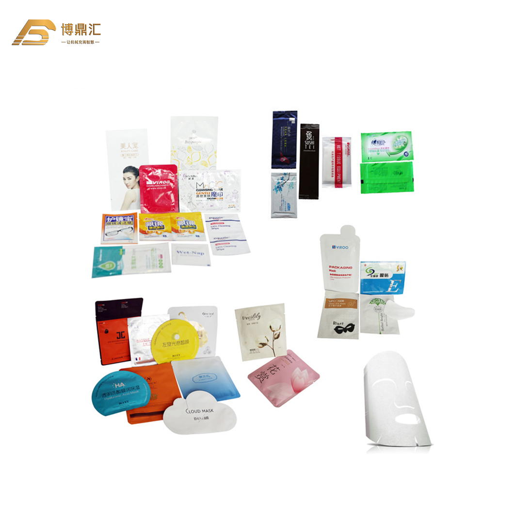 Single Alcohol Sanitary Wet Wipes Pad Tissue Packaging Machine Automatic