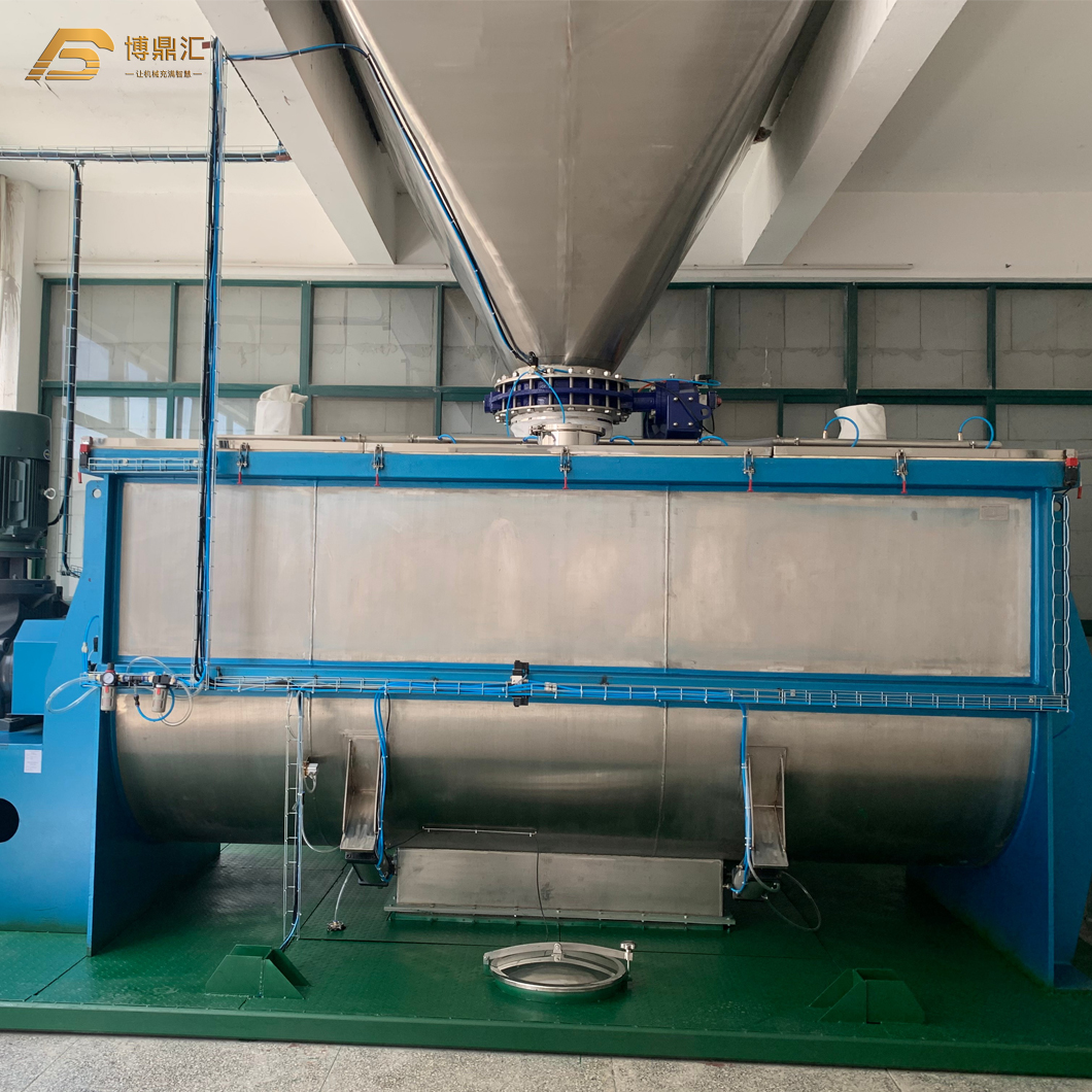 Horizontal Mixer Mixing Machine for Fertilizer Feed Powder Paste Food