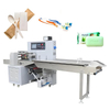 Automatic Spoon Candy Chocolate Ice Cream Napkin Paper Soap Pillow Flow Packaging Machine