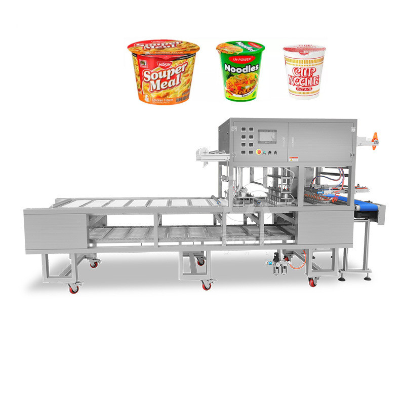 High-Accuracy Heat Sealer Vertical Weigher Rotary Plastic Paper Cup Filling Sealing Machine for Food Snacks Potato Crisps Yogurt Coffee