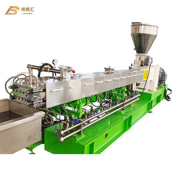 PVC/PP/PE/EVA/PLC/HDPE Plastic Extruder Granulator Air Cooling Pelletizer