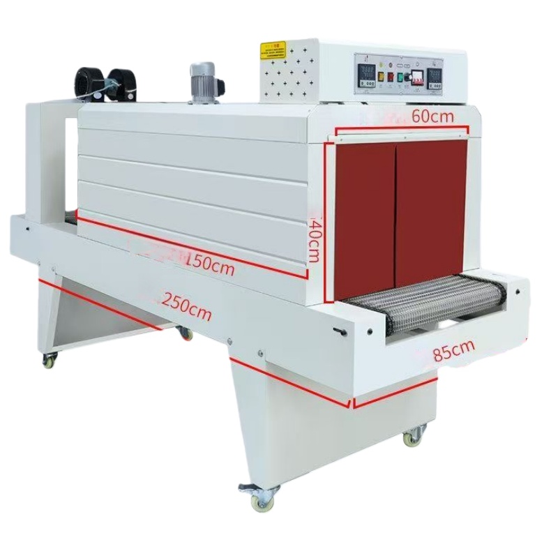  PE heat shrink film beverage and fresh food box packaging machine