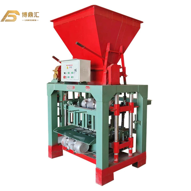 Fully-Automatic Hydraulic Pressure Hopper Type Mold Hollow Block Concrete Brick Making Machinery