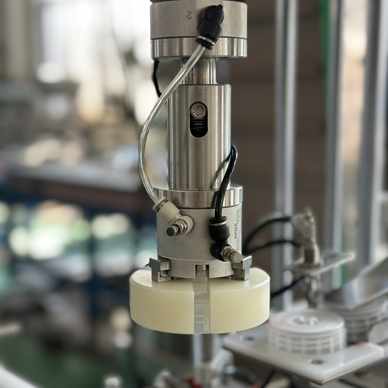 Automatic Servo Motor Single-Head Claw Rotary Bottle Cap Sealing Capping Machine with Cap Feeder