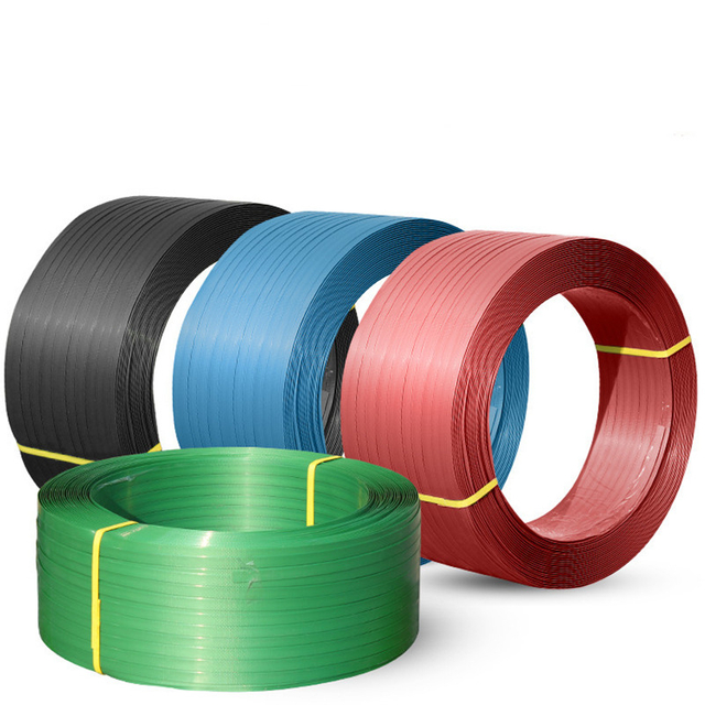 High Quality 16mm Heavy Green Color Plastic Bundle Packing Belt PET PP Strap Band Polyester Strappring for Carton Box Packaging
