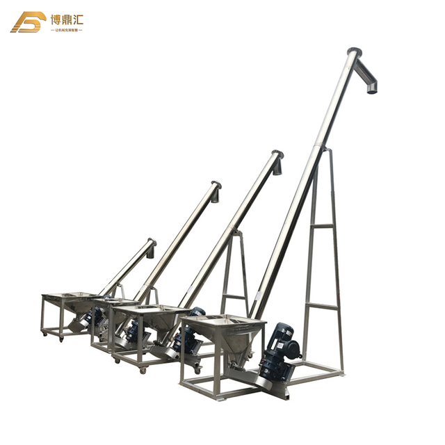 Automatic Sugar Cement Powder Screw Feeder Auger Conveyor Machine with Hopper