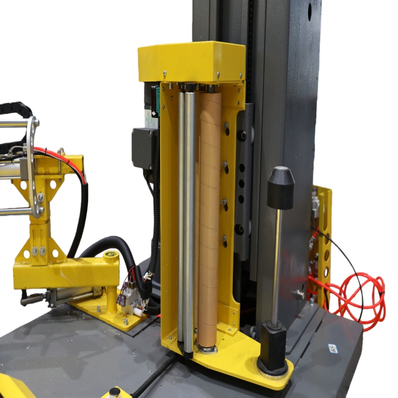 Factory production line assembly line packaging end process intelligent automatic wrapping machine 