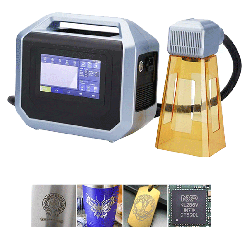20/30/50W CNC Device CNC Device Fiber Portable HandHeld Laser Marking Machine for Metal Date QR Code LOGO 