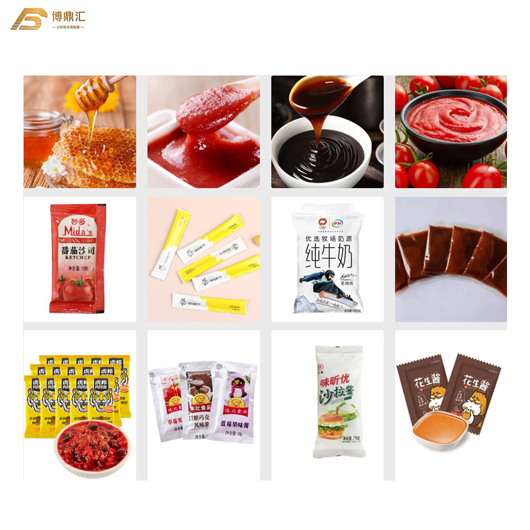 Fast VFFS 6 Lanes Vertical Ketchup Butter Salad Dressing Packaging Machine
