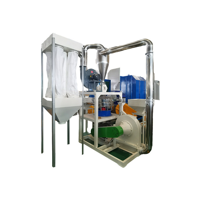 CE Certified Automatic Disk PP PE PVC PET EVA Plastic Powder Grinding Pulverizer Machine