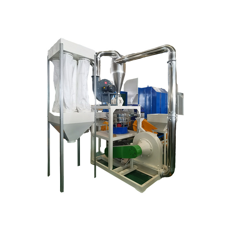 CE Certified Automatic Disk PP PE PVC PET EVA Plastic Powder Grinding Pulverizer Machine