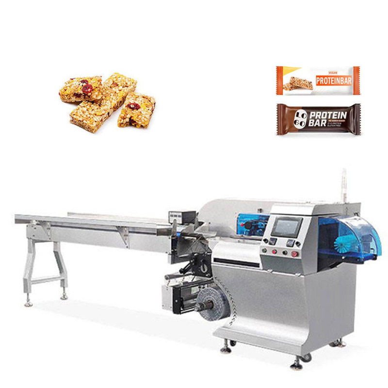 Automatic Horizontal Film Feeding Device Mooncake Catfish Jerky Instant Noodle Bread Flow Packaging Equipment Machine