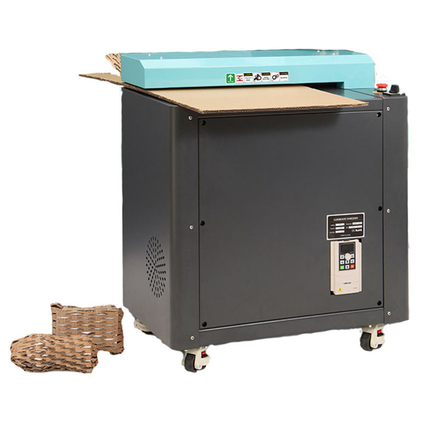 Heavy Duty Industrial Grade Cardboard Paper Crinkle Electric Cutting Shredder Machine for Recycle Carton Box Packaging