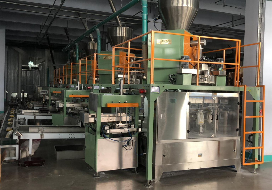 High Speed Multistation Multihead Weigher Automatic Powder Packaging Machine for PE Bag 1kg 2.5kg 5kg