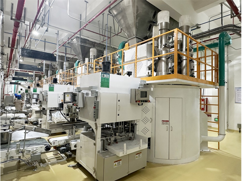 High Speed 1000 Bags/Hour 25kg 50kg Flour Starch Powder Eight-Station Packaging Machine