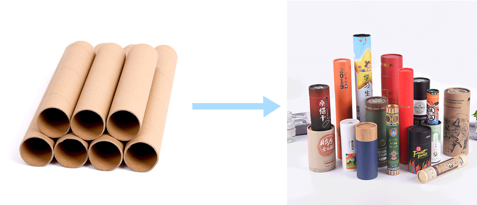 Automatic Paper Tube Labelling Machine 500mm