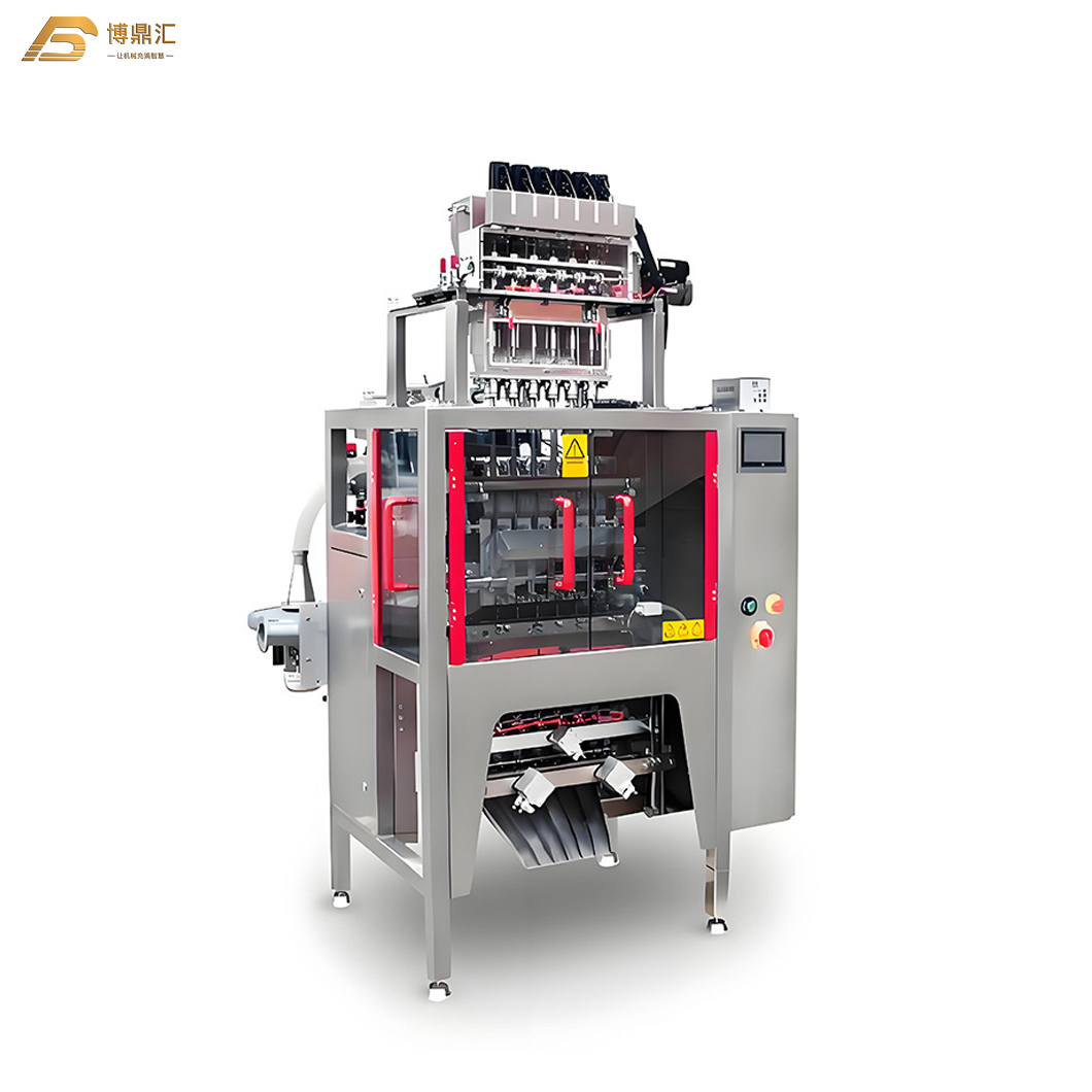 Fast VFFS 6 Lanes Vertical Ketchup Butter Salad Dressing Packaging Machine