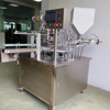 Automatic Pneumatic Rotary Cup Filling Sealing Machine for Beverage Coffee Fruit Juice Jam Chocolate Sauce Jelly Yogurt Ice Cream 