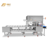 Automatic Continuous Snack Food Popcorn Potato Chips Paper Cup Bowl Filling Sealing Machine for Beverage Juice Milk Yogurt 