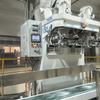  Dual Station Semi-Automatic Powder Filling Packaging Sewing Machine for Flour Starch Cornmeal PE Woven Bag 2.5kg 5kg 10kg 25kg